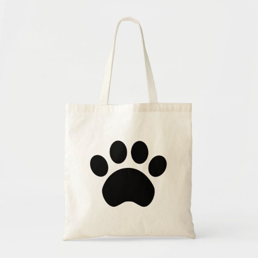 Canvas tas Paw Print (Voorkant)