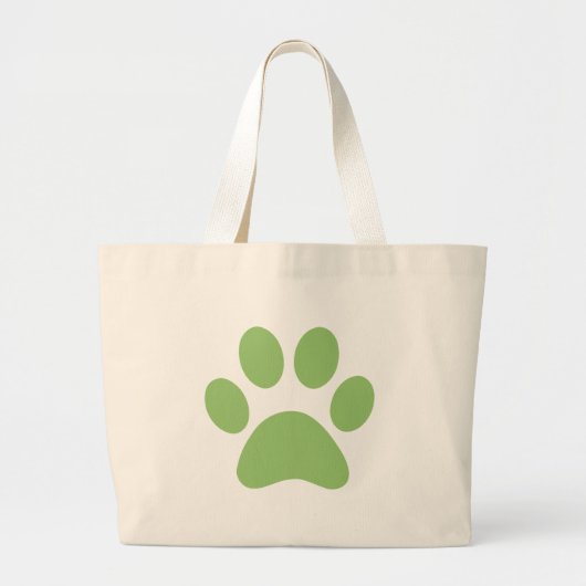 Canvas tas Paw Print (Voorkant)