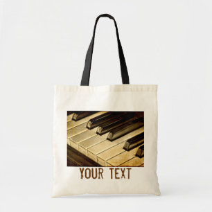 Canvas tas Piano Keys