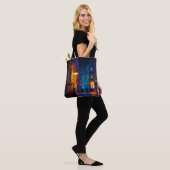 canvas tas "plaats delict" (Op model)