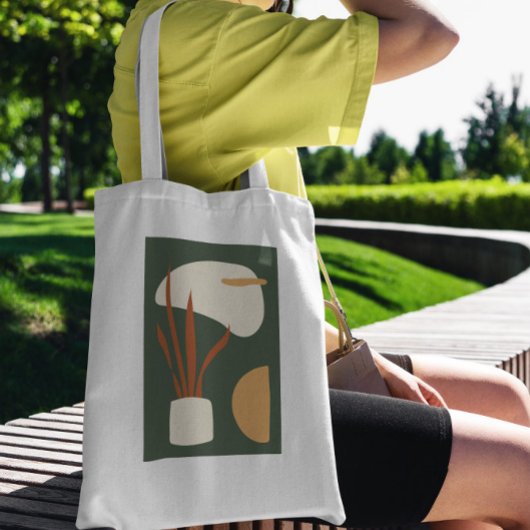 Canvas tas Plant