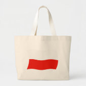 Canvas tas Poolse vlag (Voorkant)