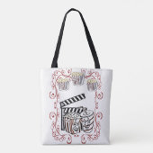 canvas tas popcorn (Achterkant)