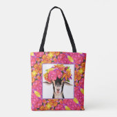 canvas tas - Posey de geit (Achterkant)