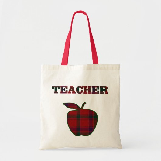 Canvas tas  Pset Apple-leraar (Voorkant)