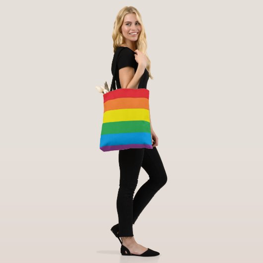 canvas tas "Rainbow Pride" (Op model)