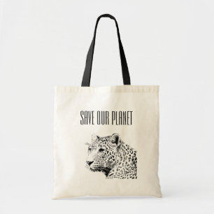 Canvas tas - Red onze planeet - luipaard