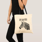 Canvas tas - Red onze planeet - Zebra (Voorkant (product))