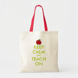 Canvas tas rode appelleerkracht | Kalm houden en l