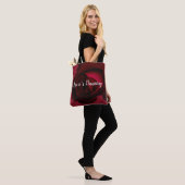 Canvas tas rode roos (Op model)