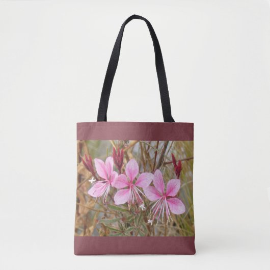Canvas tas - Roze Guara (Voorkant)