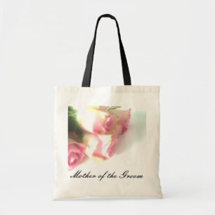Canvas tas Roze rozen Moeder van de bruidegom