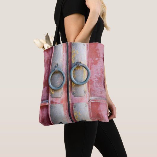 Canvas tas Roze sloten (Dichtbij)