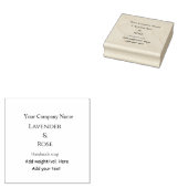 Canvas tas 	rubberstempel (Gestempeld)