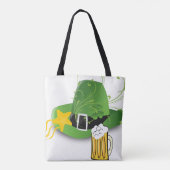 Canvas tas Saint Patrick's Day Beer (Achterkant)