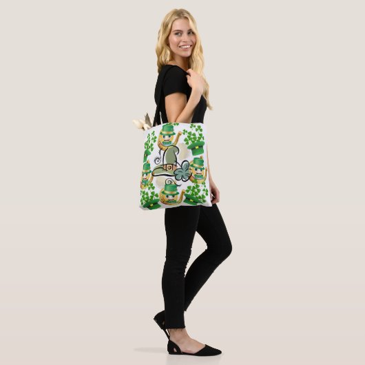 Canvas tas Saint Patrick's Day Hoefijzer (Op model)