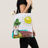 Canvas tas Saint Patrick's Day Penguin (Dichtbij)