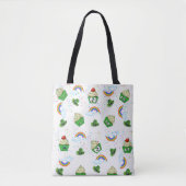 Canvas tas Saint Patrick's Day Rainbow Cupcakes (Voorkant)