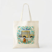 Canvas tas schoolbusdag (Voorkant)