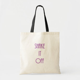 canvas tas "Schud het af"