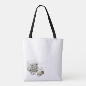 Canvas tas suikerbiet met furbaby (Achterkant)