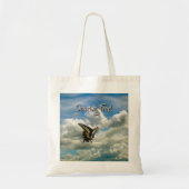 Canvas tas - Swallowtail Butterflies in Clouds (Voorkant)