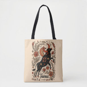 Canvas tas Taurus Hemelse Zodiac Art