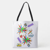 Canvas tas Terug naar school is Cool (Voorkant)