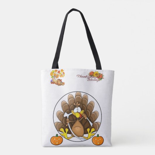 Canvas tas Thanksgiving (Achterkant)