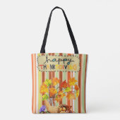 Canvas tas Thanksgiving (Achterkant)