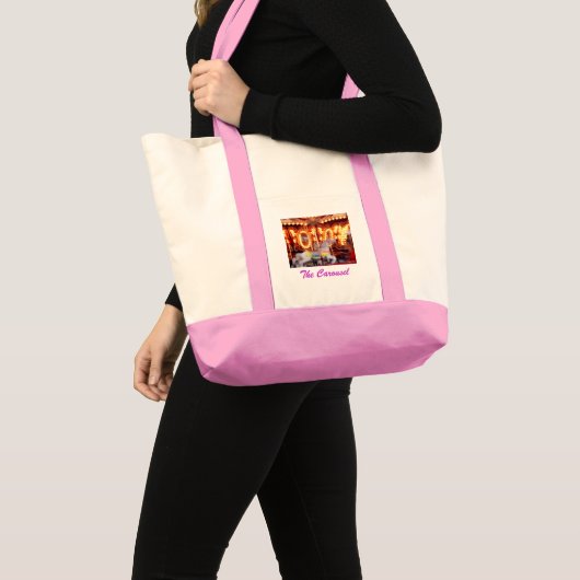 canvas tas "The Carousel" Canvas Pocket (Voorkant (product))