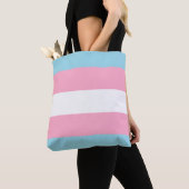 canvas tas "Transgender Flag" (Dichtbij)