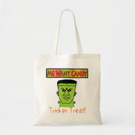 canvas tas - Trick or treat