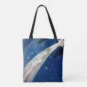 canvas tas van 1920s vallende ster (Achterkant)