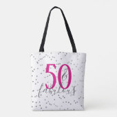 Canvas tas van 50 of 50 Confetti (Achterkant)