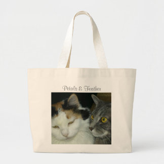 Canvas tas van benzine en van veren