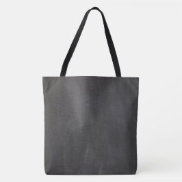 Canvas tas van Black Chalkboard Texture