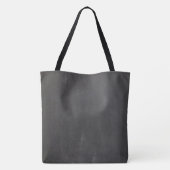 Canvas tas van Black Chalkboard Texture (Achterkant)