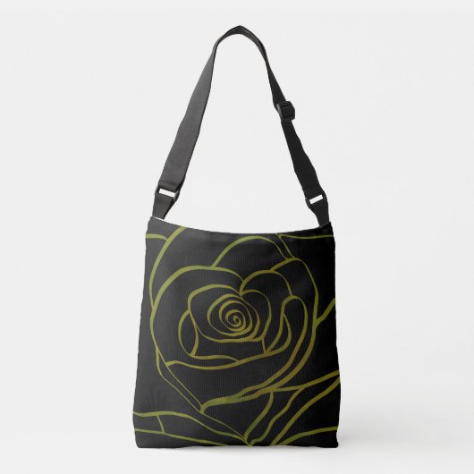 Canvas tas van botanisch Roos (Voorkant)