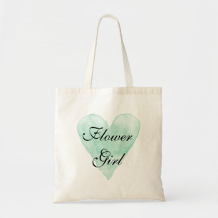Canvas tas van Cute flower girl voor het klastige 