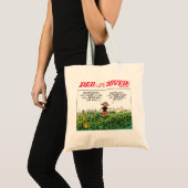 Canvas tas van Dandelions en Tiger Lilies (Voorkant (product))