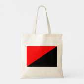 Canvas tas van de anarchistische vlag (anarchisme) (Achterkant)