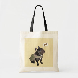 Canvas tas van de Franse Bulldog "Dreaming of Tree