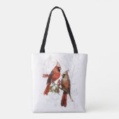 Canvas tas van de kardinalen (Achterkant)