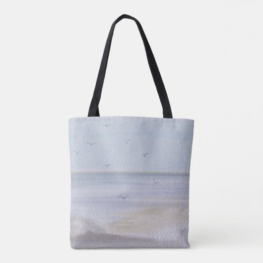 Canvas tas van de kuststrand van Shoreline Beach W (Achterkant)