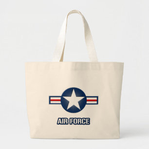 Canvas tas van de Logo van de luchtmacht