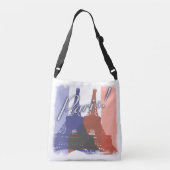 Canvas tas van de Parijse vlag (Achterkant)