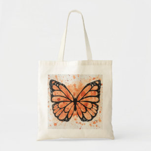 Canvas tas van de Waterverf van Monarch Butterfly