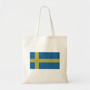 Canvas tas van de Zweedse vlag van Cool Knoned