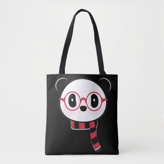 Canvas tas van het Beer Panda - Leon het Beer van  (Voorkant)